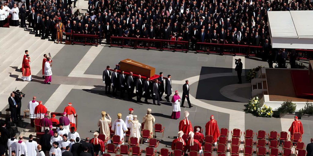 Donald Trump e leader mondiali rendono omaggio a Papa Francesco ai funerali in Vaticano