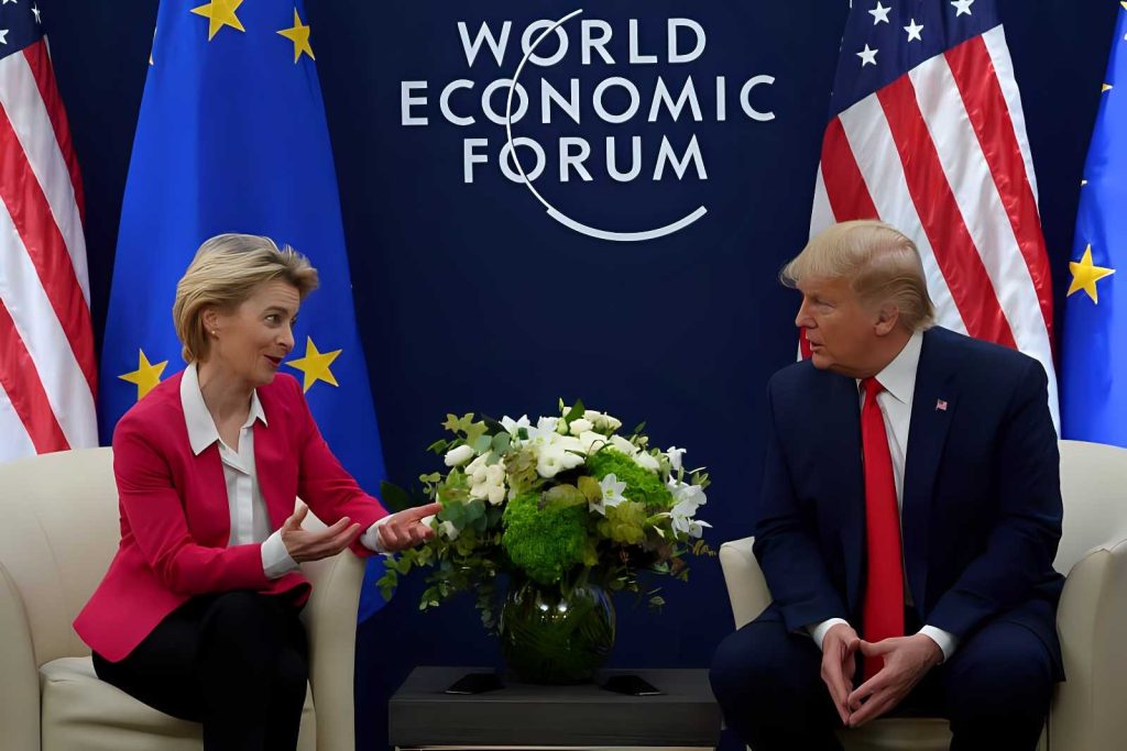 Commiazione europea valuta concessioni e dazi: Pressione su Trump per negoziati con UE