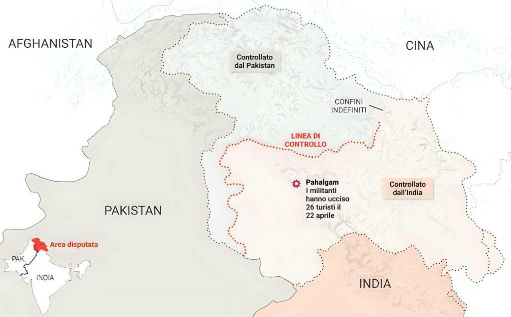Escalation tra India e Pakistan: aumentano le tensioni dopo attacco terroristico del 22 aprile