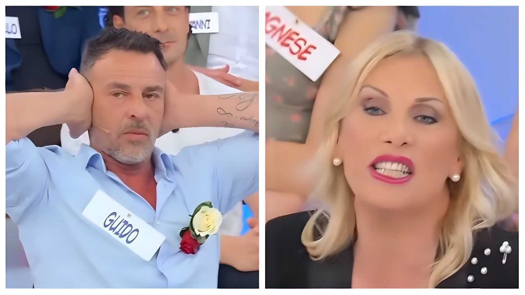Scontro infuocato a Uomini e donne: Guido accusa Sabrina di essere una bugiarda, Tina difende la dama