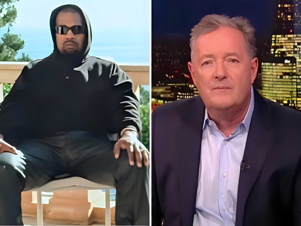 Kanye West abbandona l’intervista con Piers Morgan: Non mi toglierai un centimetro