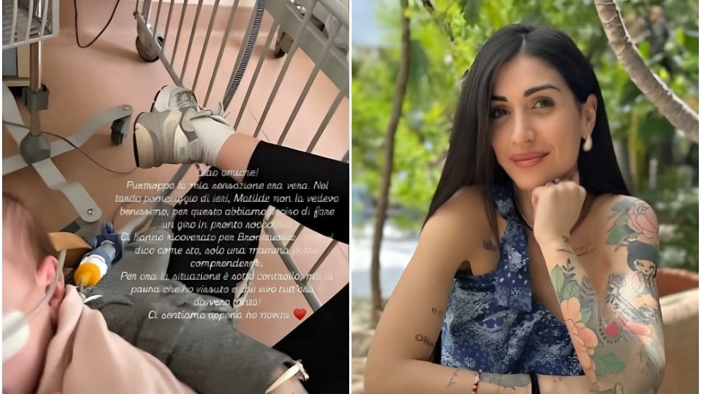 Bimba di Cecilia Zagarrigo ricoverata: miglioramenti dopo bronchiolite all’ospedale Niguarda