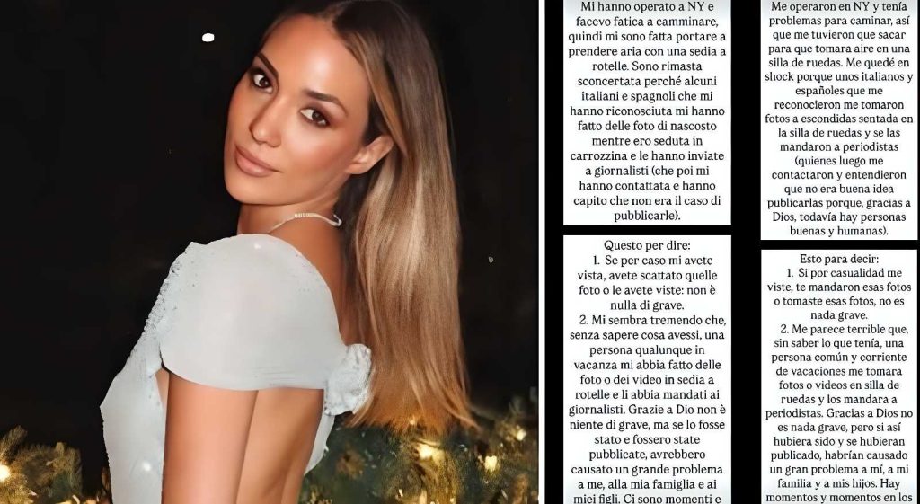 Alice Campello operata a New York: Critica chi le ha scattato foto post intervento