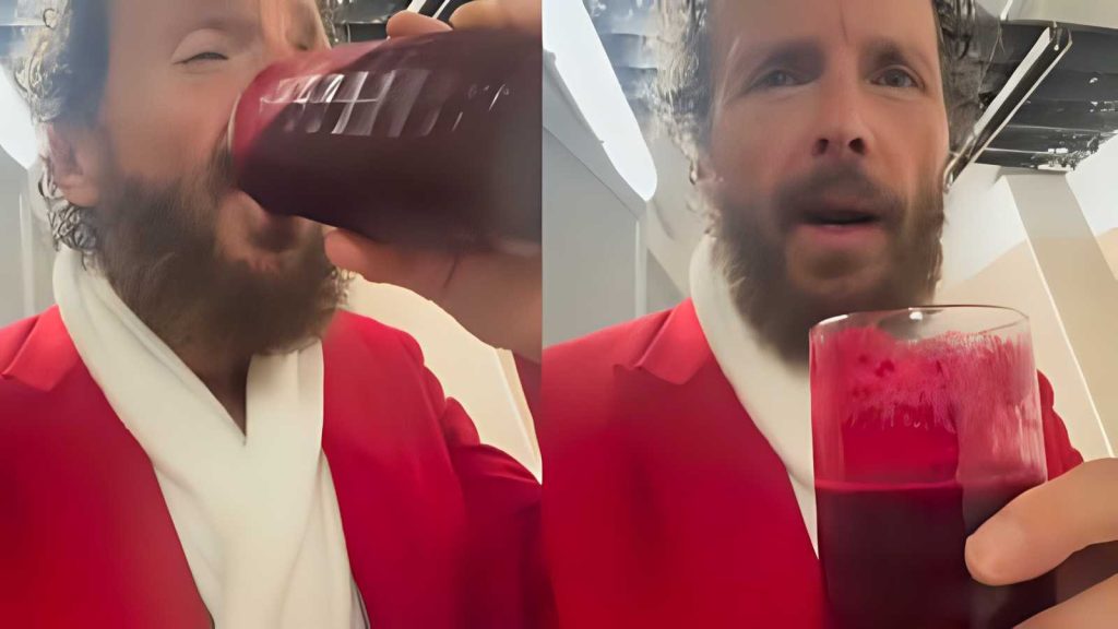 Jovanotti e il succo di rapa rossa: la nuova bevanda post-concerto conquista i fan
