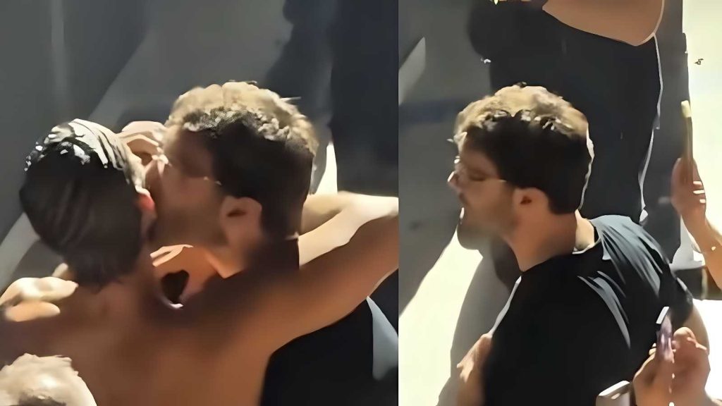 Stefano De Martino al concerto di Mahmood: bacio e applausi sotto il palco ad Assago