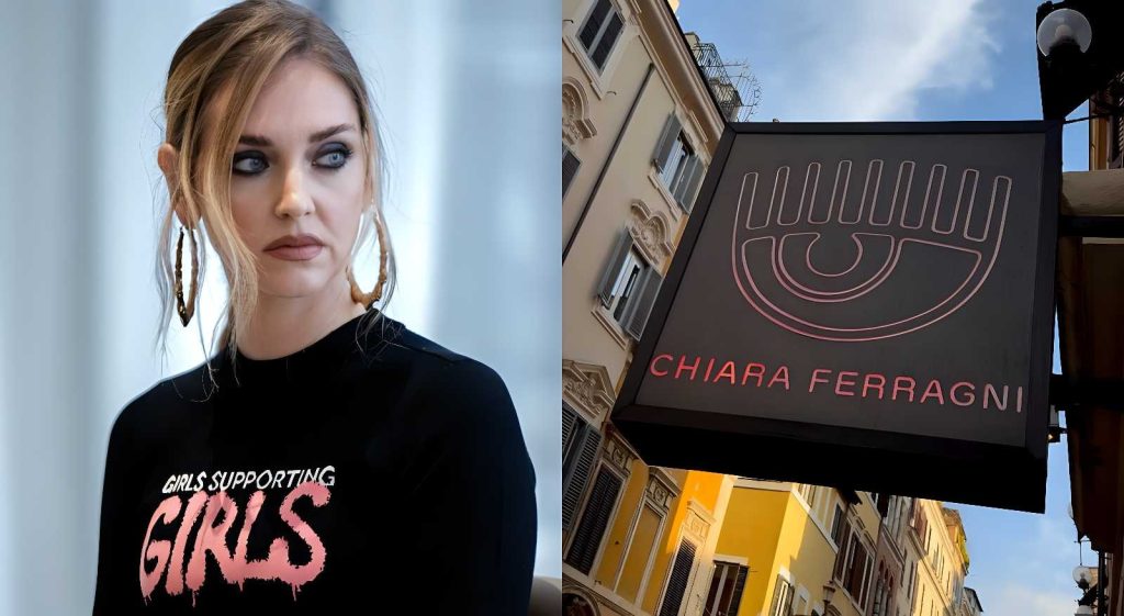 Chiara Ferragni chiude il negozio a Roma: in arrivo un restyling del brand nel 2024