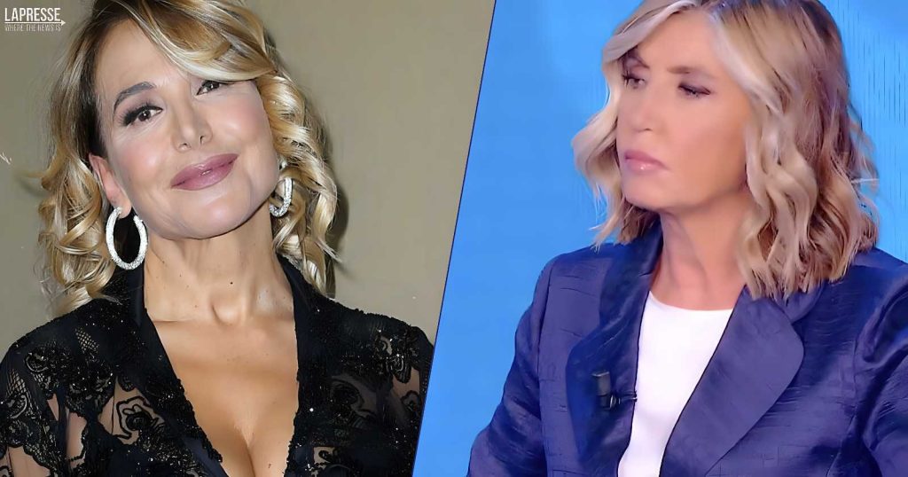 Barbara d’Urso lancia una frecciata: il suo abito Col cuoreee riaccende la polemica con Myrta Merlino