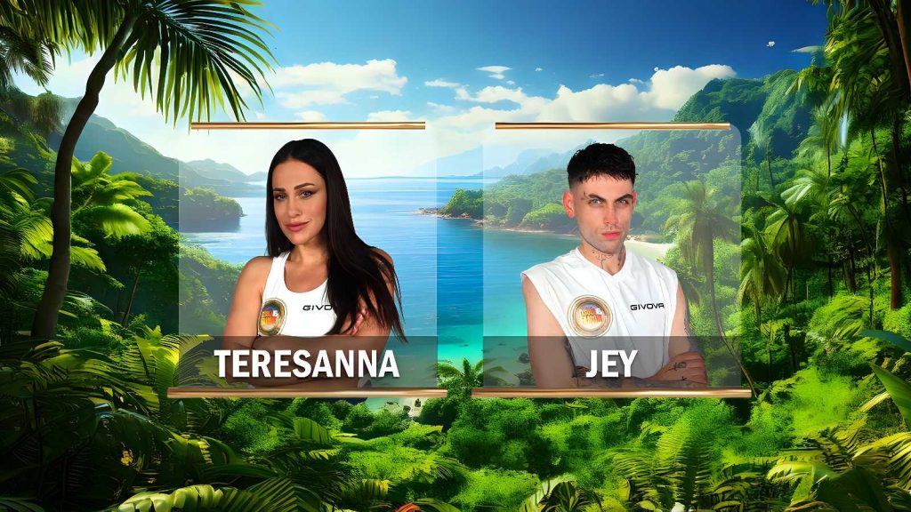 Isola dei Famosi 2025: Adinolfi primo finalista, Teresanna e Jey al televoto