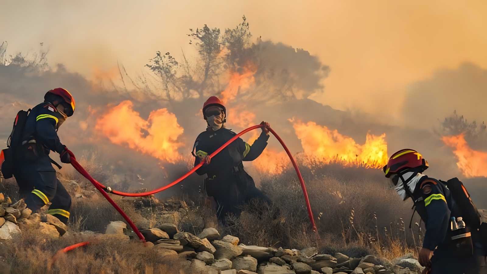 Incendi a Creta: migliaia di evacuati e un fronte di fuoco inarrestabile, cause ancora ignote