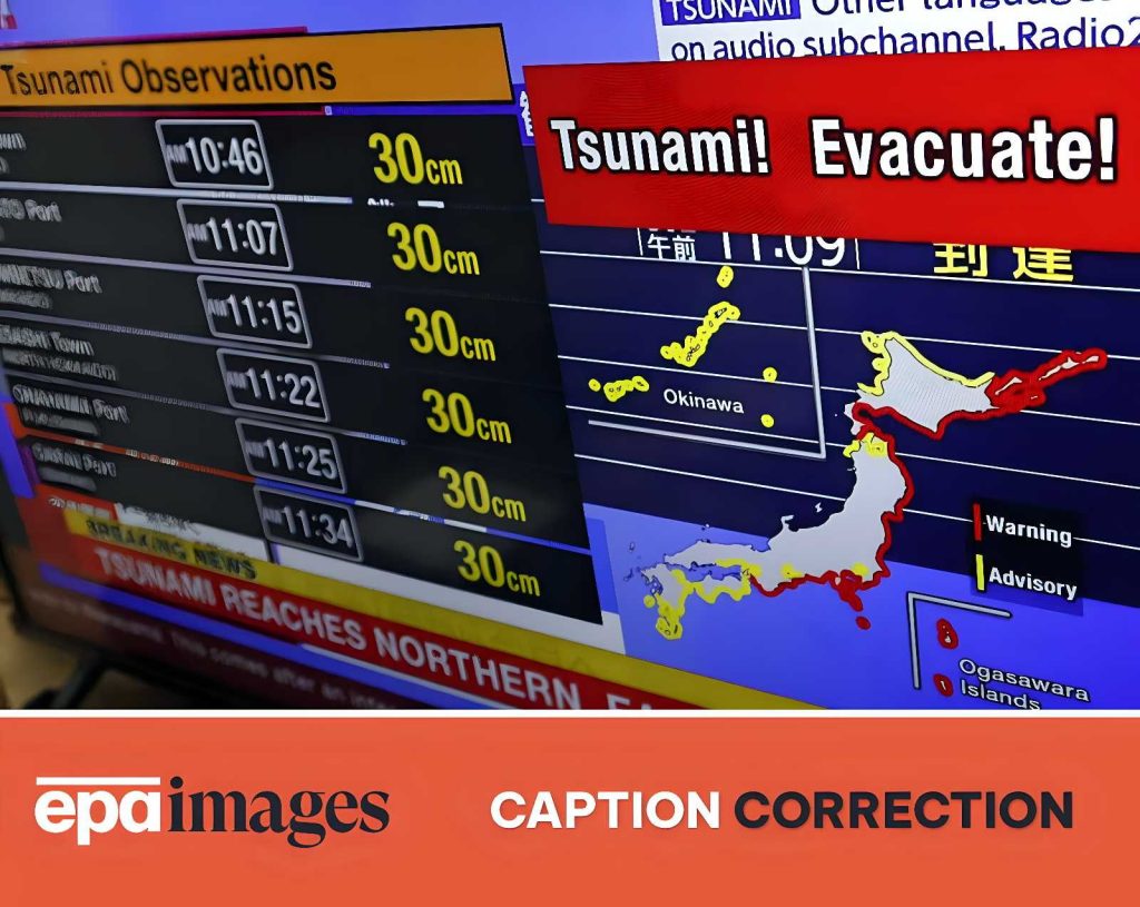 Tsunami Kamchatka: revocata allerta in Perù, precauzione in Cile e Giappone in allerta